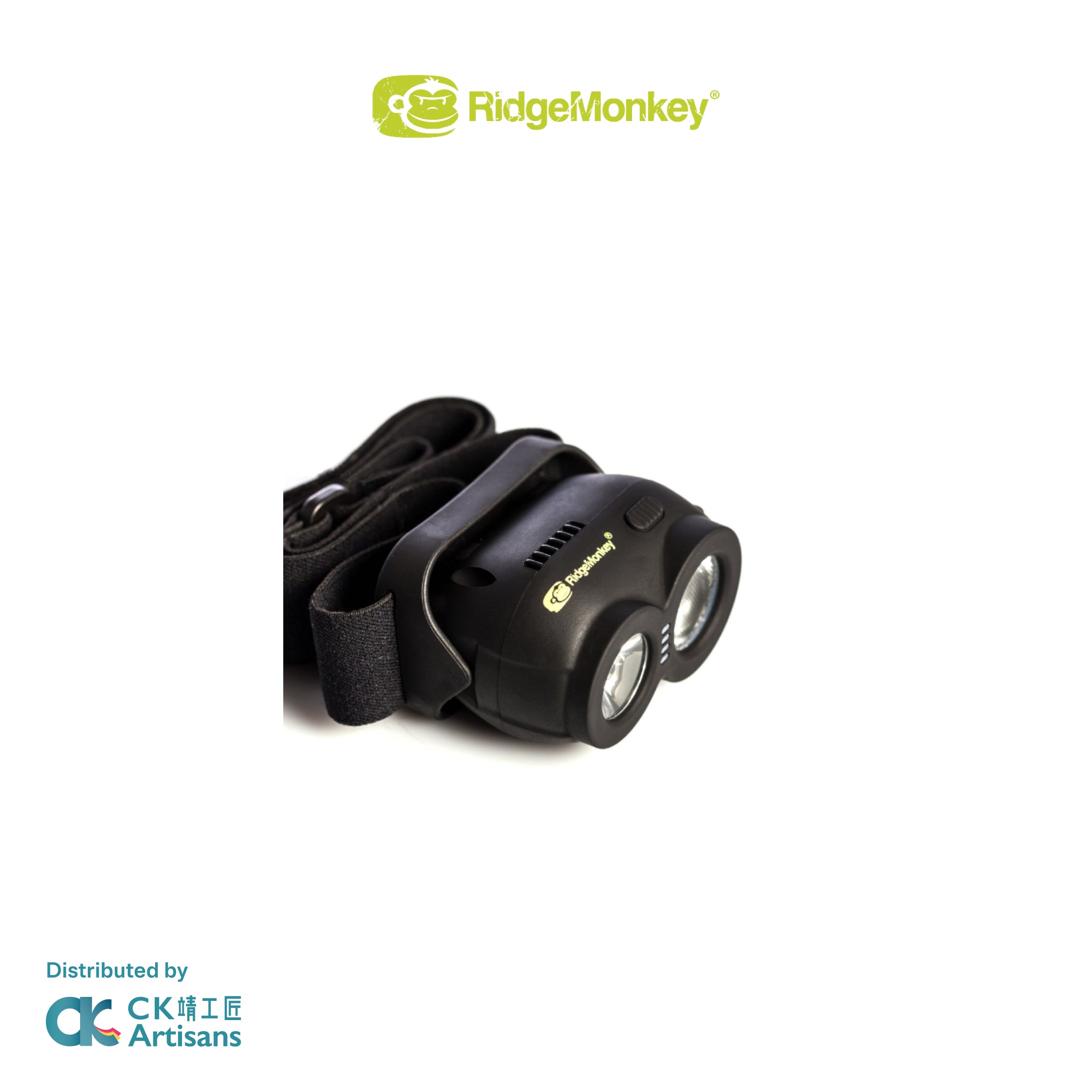 RidgeMonkey VRH150X 防水防塵充電頭燈