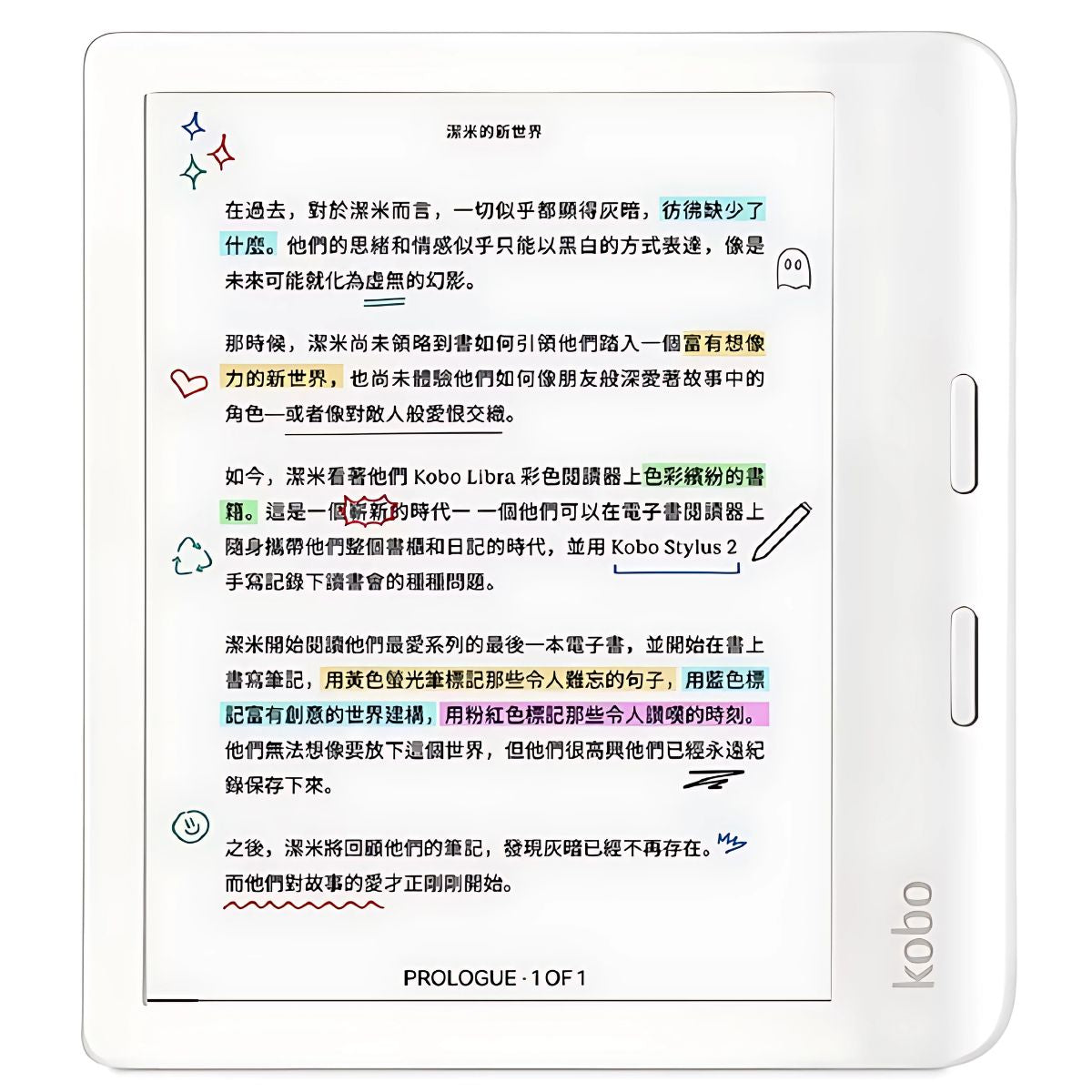 Rakuten KoboLibra Colour White