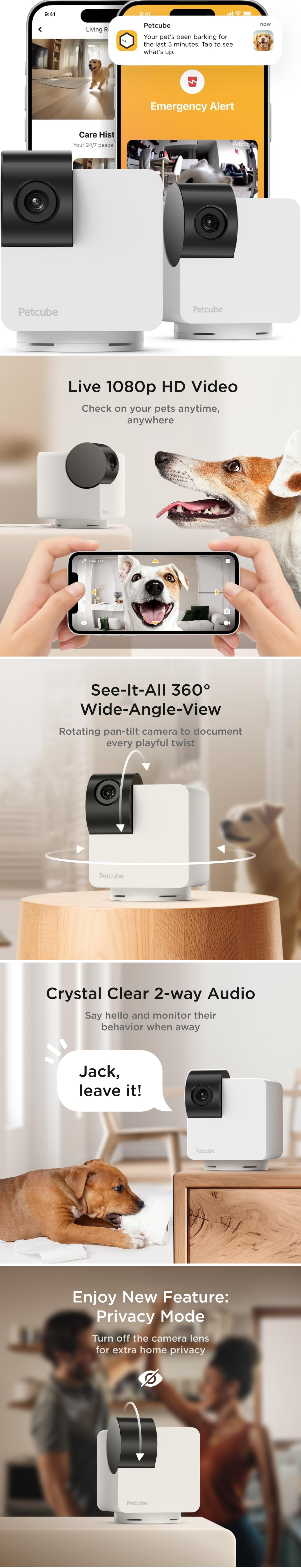 Petcube 360 智能寵物監控鏡頭