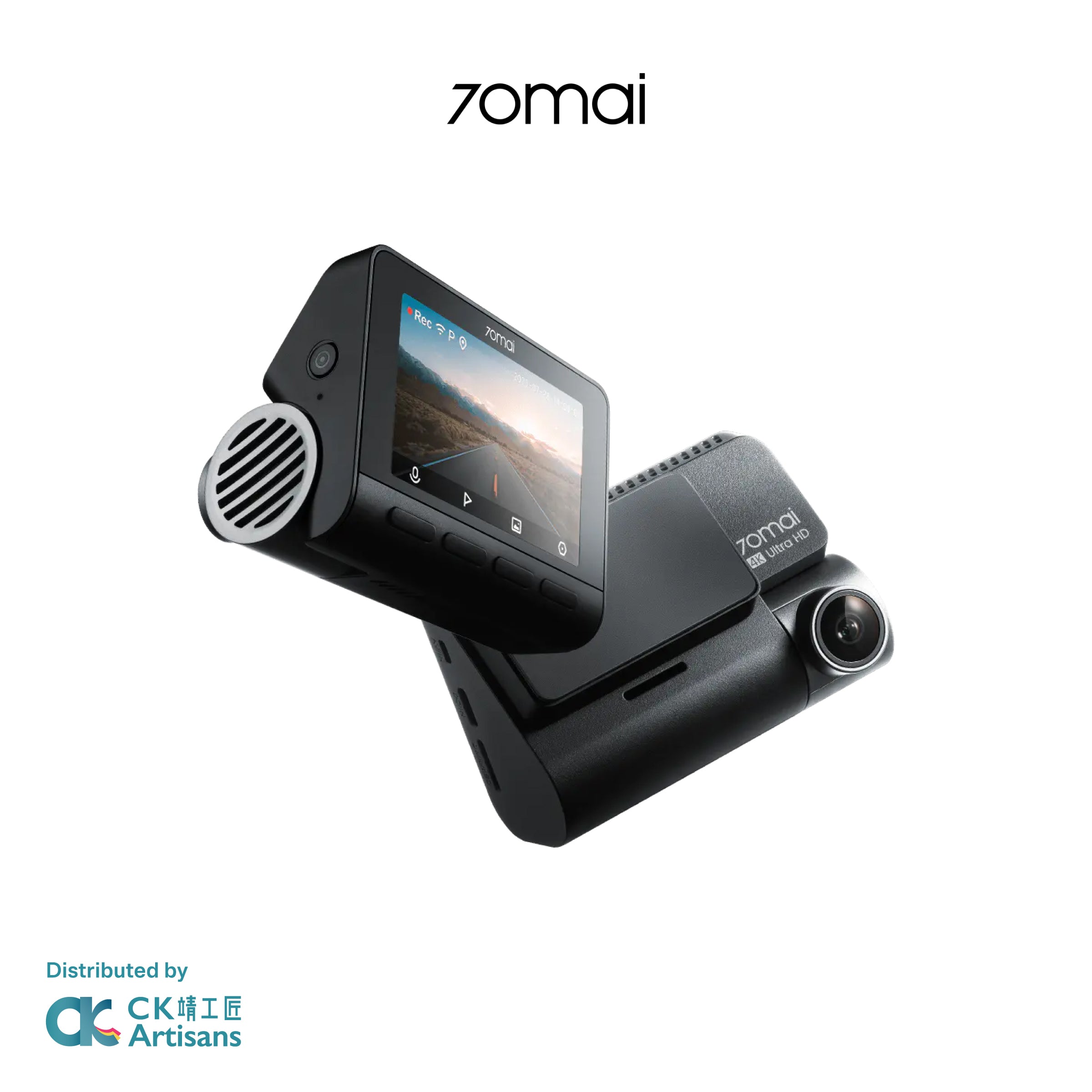 70mai A810-2 Dash Cam - 4K Front and Rear Dual Camera Smart Car