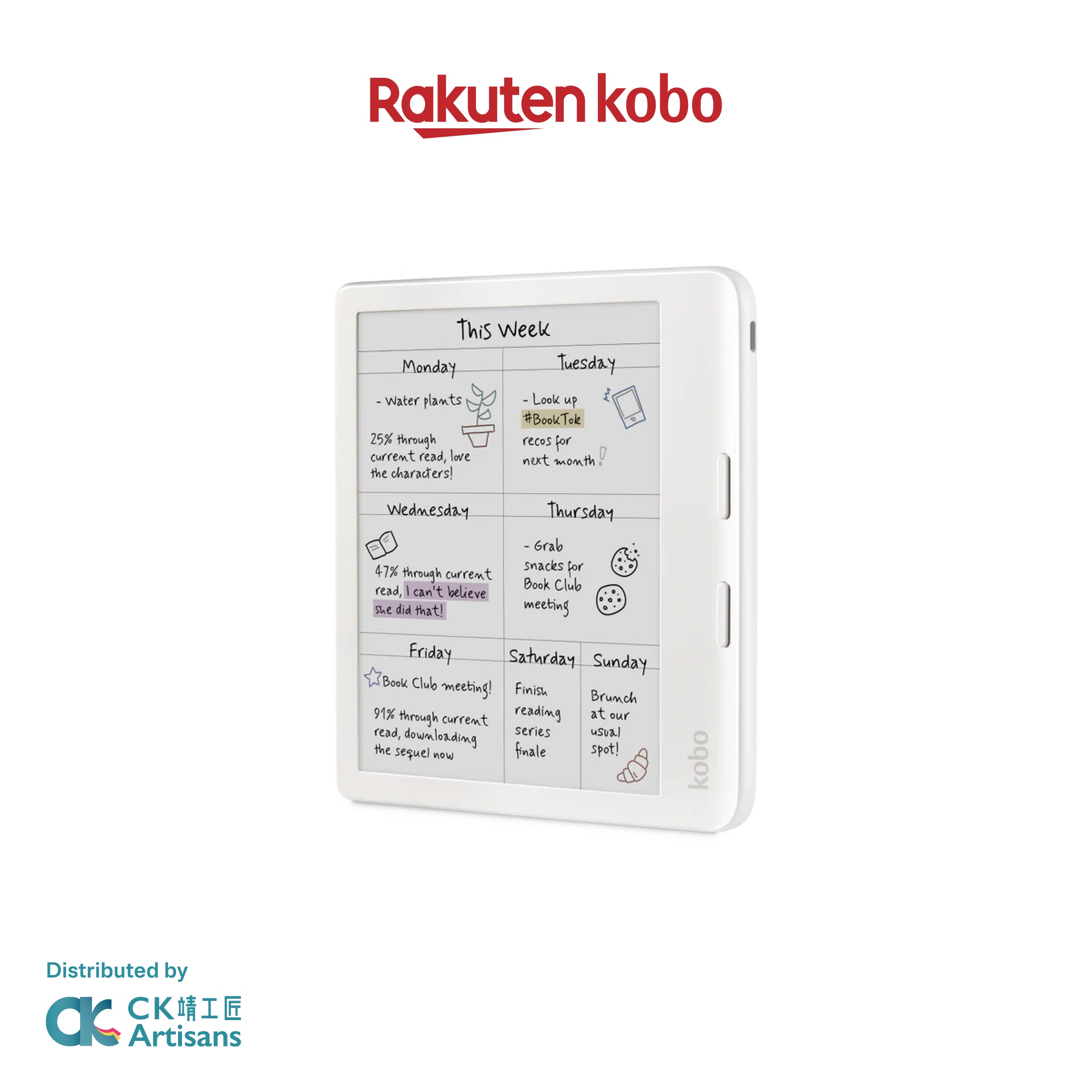 Rakuten Kobo Libra Colour White