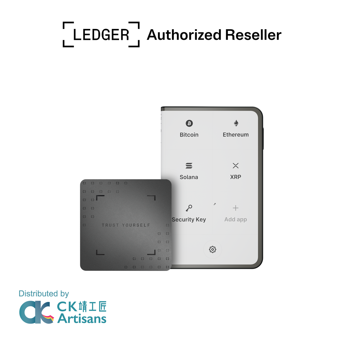 Ledger Stax™ 觸控螢幕加密資產硬體錢包