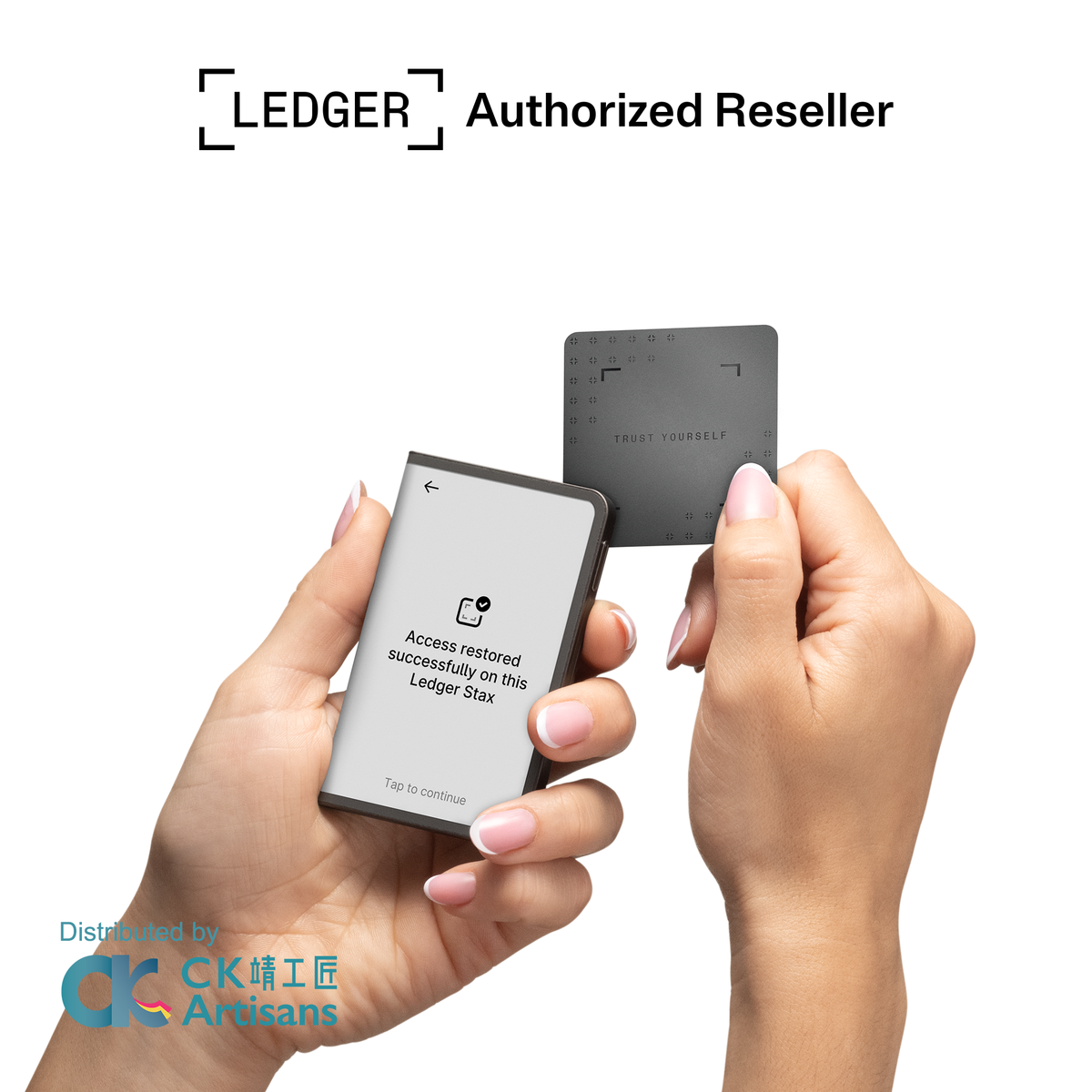 Ledger Stax™ 觸控螢幕加密資產硬體錢包
