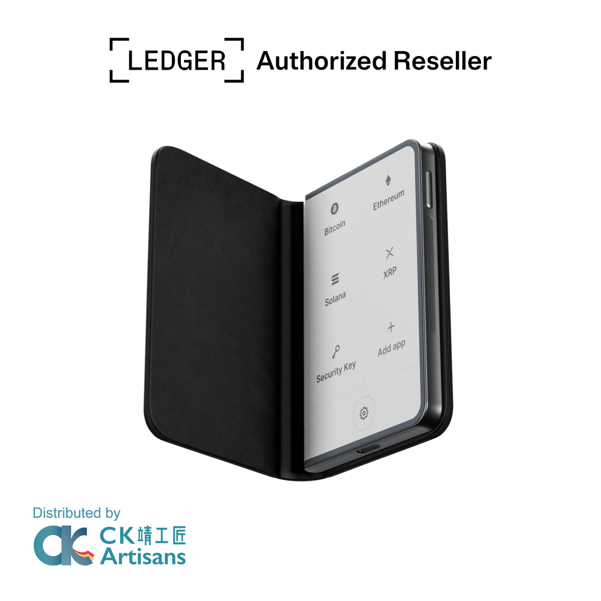 Ledger Stax™ 觸控螢幕加密資產硬體錢包