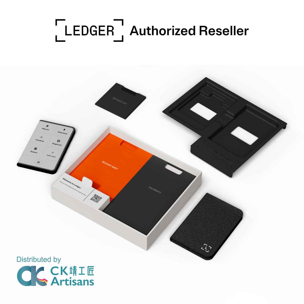 Ledger Stax™ 觸控螢幕加密資產硬體錢包