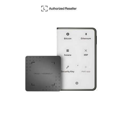 Ledger Stax™ 附帶 Ledger Recovery Key 恢復鑰匙及保護殻