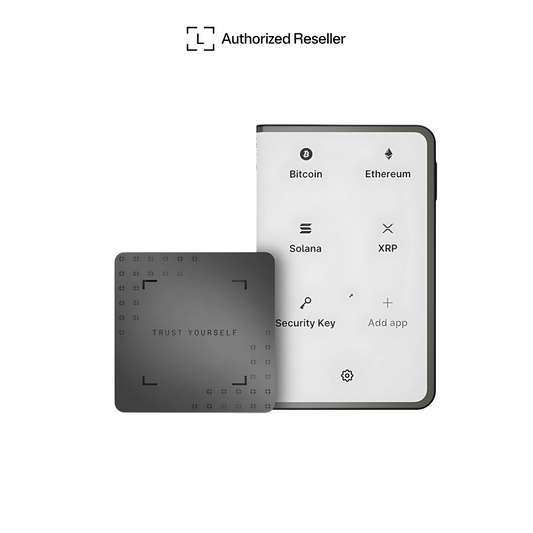 Ledger Stax™ 附帶 Ledger Recovery Key 恢復鑰匙及保護殻