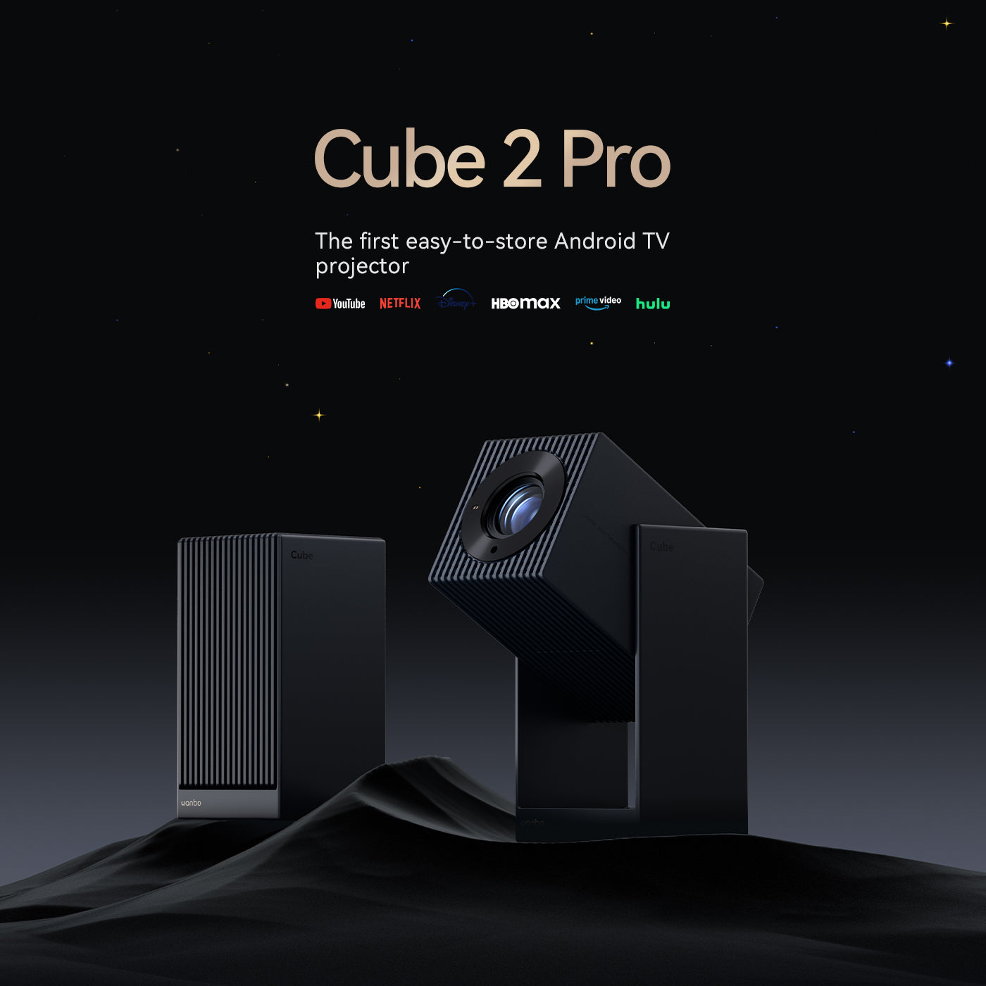 Wanbo Cube 2 Pro Projector | 1080P FHD Portable Smart Projector